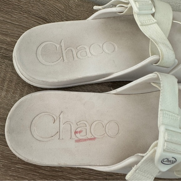 Chaco Women's Chillos Slide, White, Size 11 - Picture 4 of 6